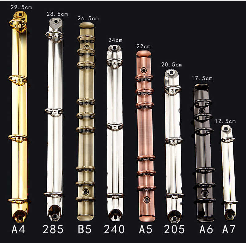 Chua695g  A4b5a5a6a7 Binding Folder Notebook Paper Ring Hole Clip Loose-Leaf Metal Binder Clips, P s
