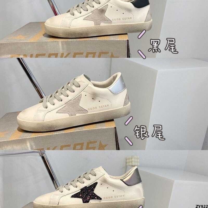 GGDB  รองเท้าผ้าใบหนังแบนรองเท้าสกปรกขนาดเล็กย้อนยุค