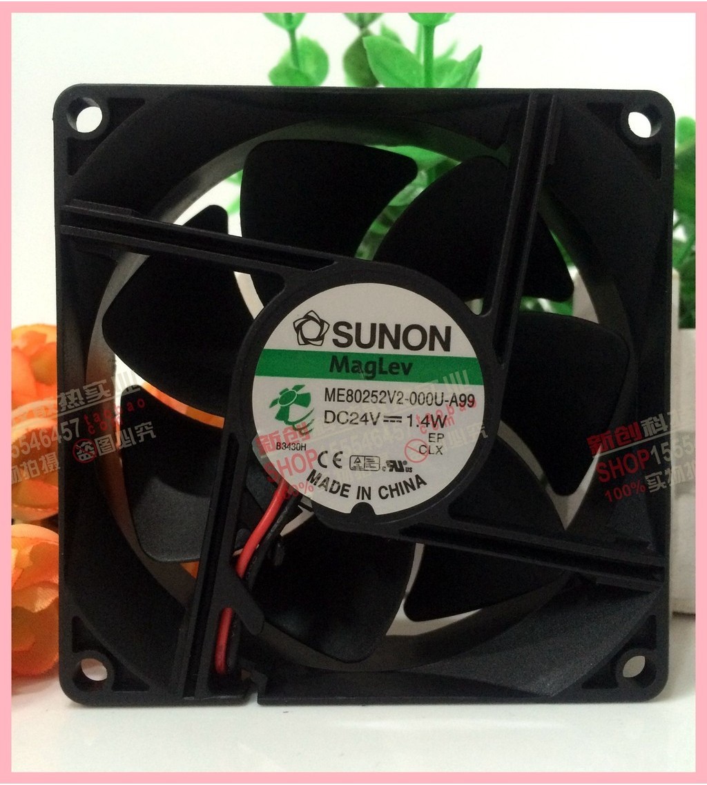 ME80252V2-000U-A99 SUNON Jianzhun 8CM 8025 พัดลมอินเวอร์เตอร์ 24V 1.4W