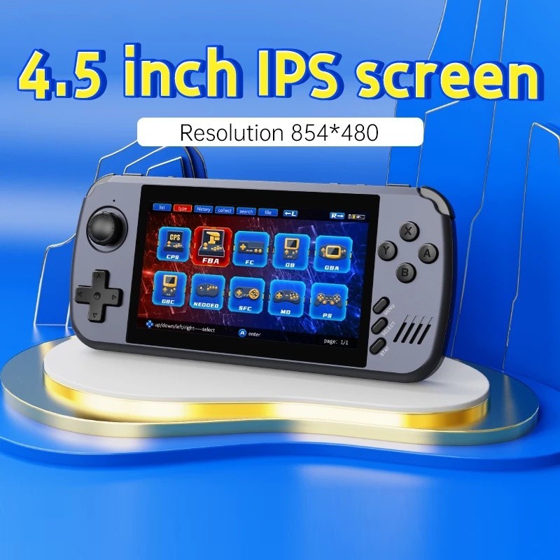 มาใหม่ เกมคอนโซลวิดีโอเกมย้อนยุค 4.5 นิ้ว สําหรับ PS1 SFC GBA FC super Nintendo Games ของขวัญวันเกิ