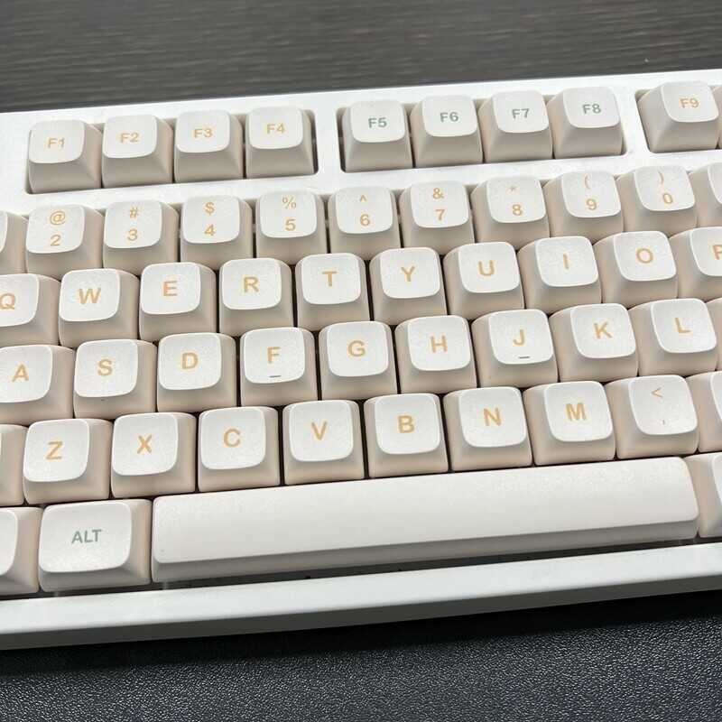 Only】Mango Theme 【Keycap Keycap 128 Keys XDA Profile PBT Sublimation Keycaps With 2U 1.75U Shift  s