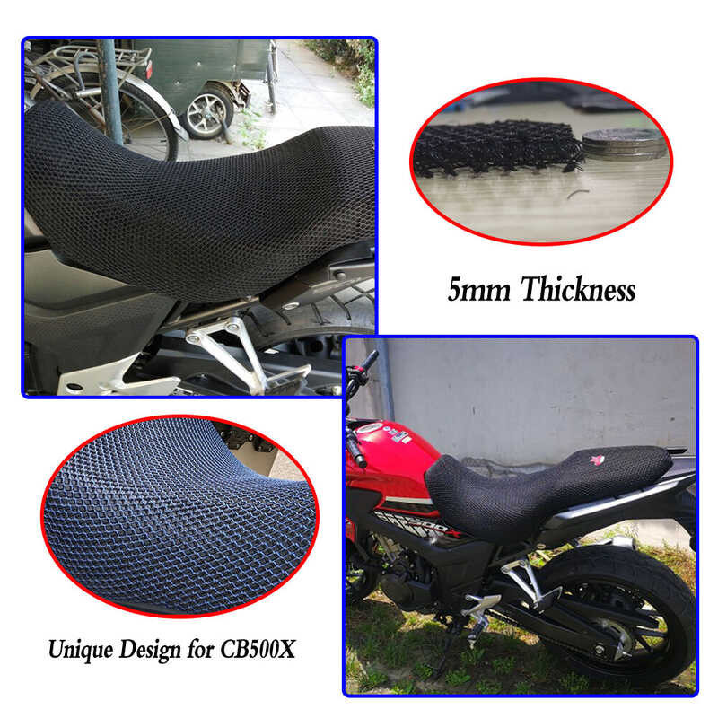 ❤ สำหรับ Honda Cb500x CB 500X ฝาครอบที่นั่งเบาะรองนั่งตาข่า
