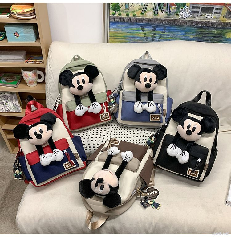 2025 newMickey Small Schoolbag Backpack Boy Boy Boy Boy Boy Fashion Back