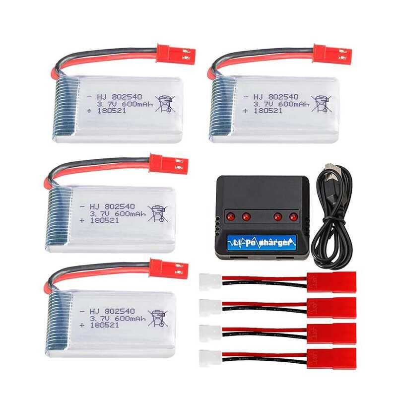 ❥ 3.7V 600Mah แบตเตอรี่802540สำหรับ509w DFD F161 RC Quadcopter อะไหล่ Drone อะไหล่3.7V Lipo ปลั