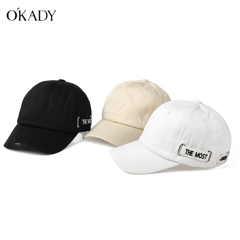 OKADY【มีสินค้า】หมวกเบสบอลแฟชั่นแบบสบาย ๆ ที่เข้าได้กับทุกชุด
