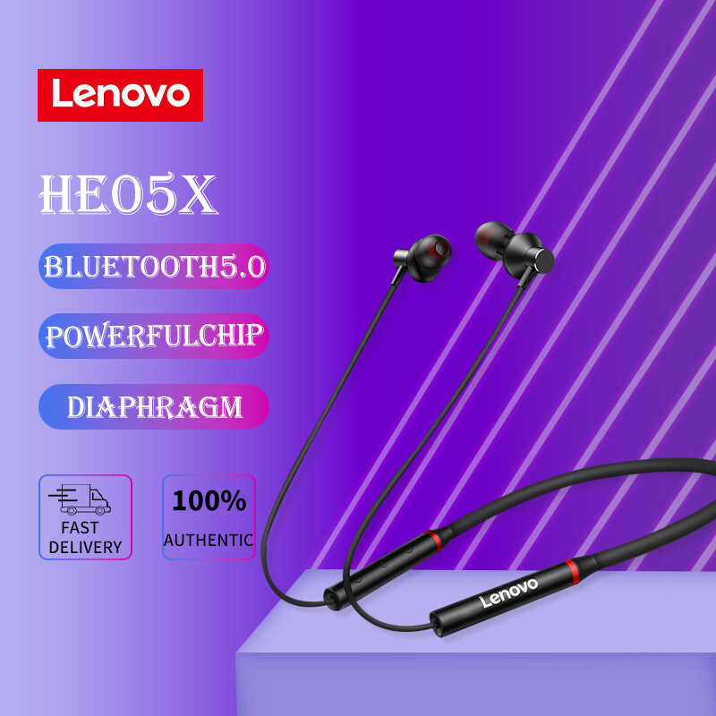 Lenovo หูฟังไร้สาย Thinkplus He05 He05x 2 Bluetooth 5.0 หูฟังป้องกันเสีย x