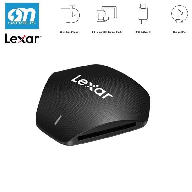 Lexar® LRW500URB Professional Multi-Card 3-in-1 USB 3.1 Reader