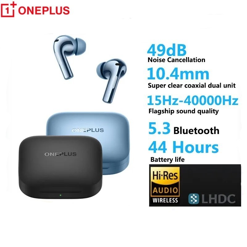 Oneplus Buds 3 TWS หูฟังบลูทูธไร้สาย LHDC 5.0 49dB ตัดเสียงรบกวน อายุการใช้งานแบตเตอรี่ 44 ชั่วโมง