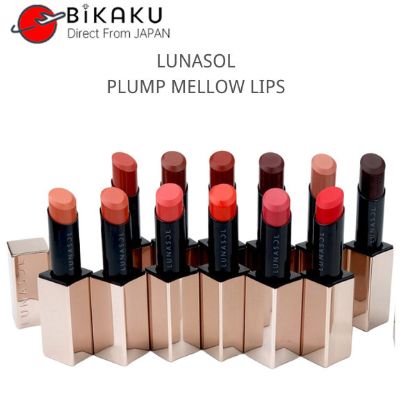 【Direct from Japan】KANEBO LUNASOL  คาเนโบ ลูนาโซล Plump Mellow lipstick Lip 3.8 g/Lip Gloss base /L