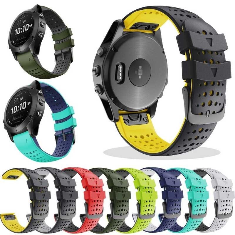 แบบพอดีตัวสายสำหรับการ์มิน Forerunner สายนาฬิกายาง22มม. 965