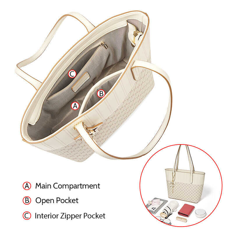 ❤ Foxer Official Store Handbag New Design Leather Tote Bag For Women