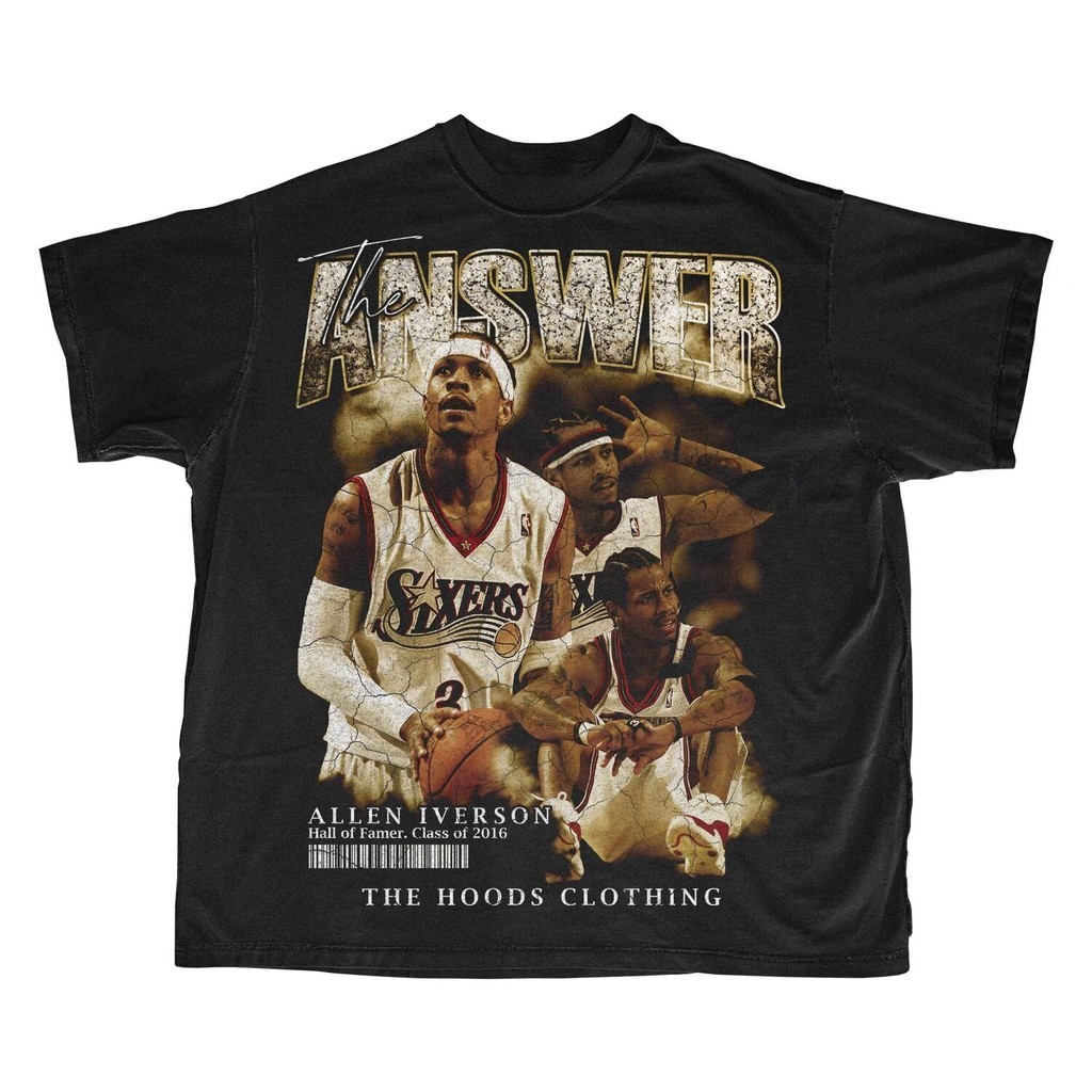 The ANSWER ALLEN IVERSON BOOTLEG/VINTAGE OVERSIZED SHIRT