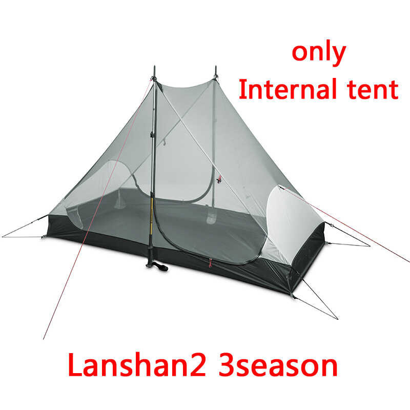 3F UL GEAR Lanshan 2 เต็นท์ภายใน 3 ฤดูกาลตั้งแคมป์เดินป่า