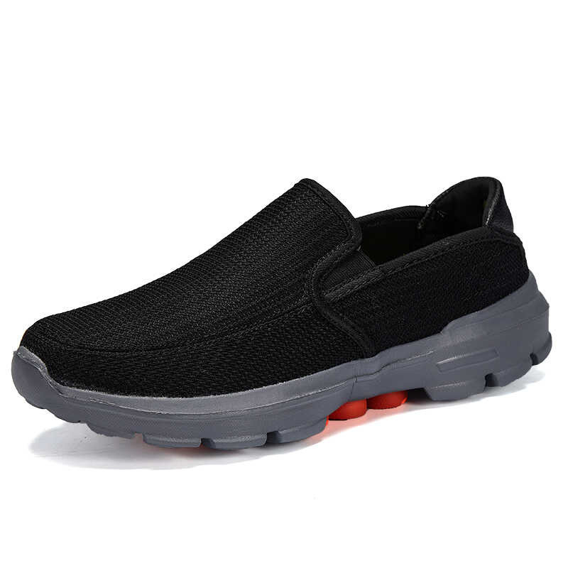 Skechers_Go Walk 4 - รองเท้ากีฬาผู้ชาย Sparrow รองเท้าลำลองผู