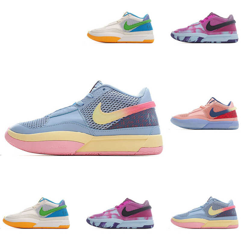 ❤ ❤ Original Ja 1 Morante 1St ผู้ชายกีฬารองเท้าบาสเก็ตบอล Casual