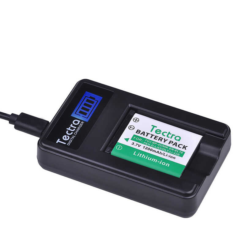 ❤️ แบตเตอรี่ Enel10 En-El10 1200มิลลิแอมป์ต่อชั่วโมง + ที่ชาร์จ USB สำหรับ Nikon Coolpix S4000