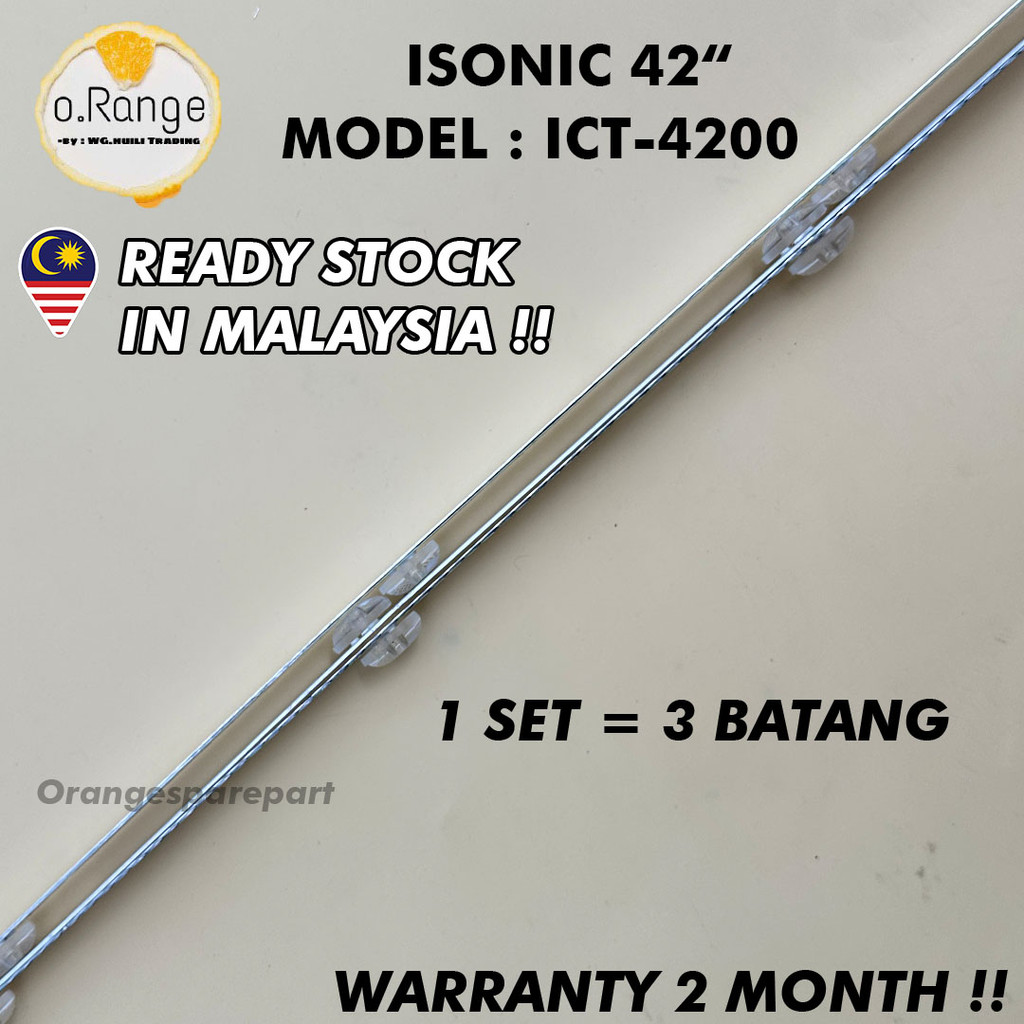 ISONIC ICT-4200 42" LAMP 42 INCH LED TV BACKLIGHT Mlz3 "