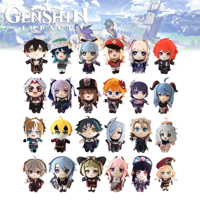 และ Cozy Cuddly Genshin Impact ของเล่นตุ๊กตา Scaramouche Gorou Tma Yae ตุ๊กตา Miko