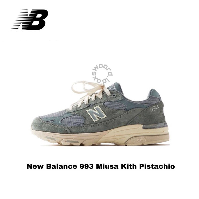 Sneakers 993 - New Balance 993 Miusa Kith Pistachio 100%BNIB