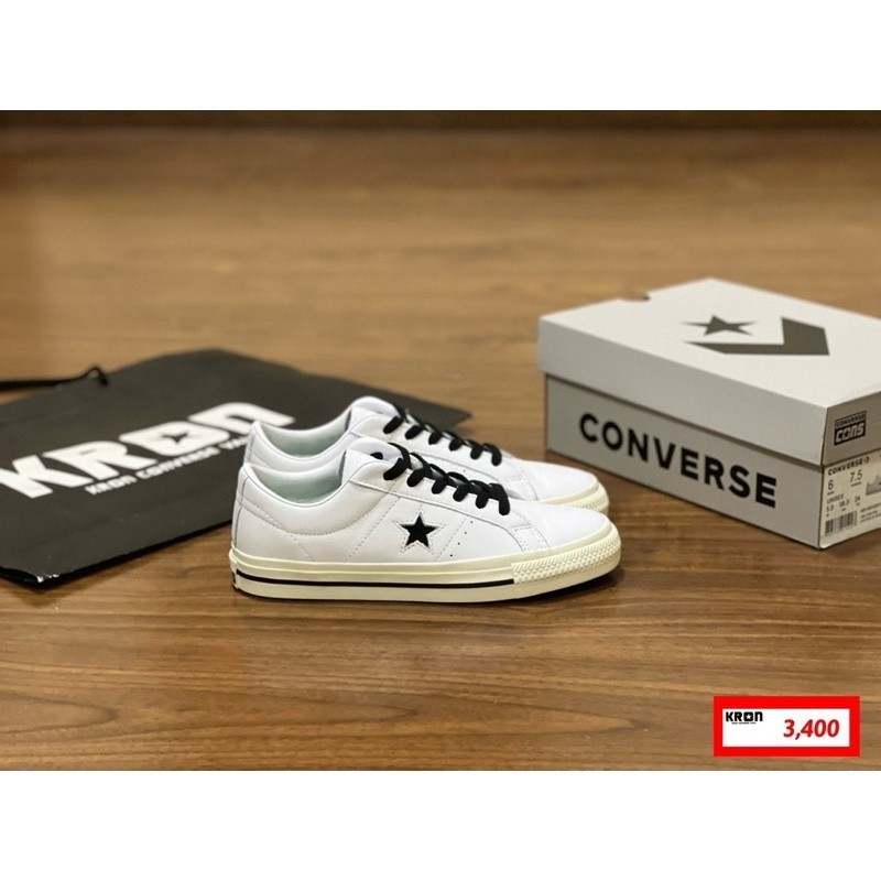 



 ♞,♘ลิขสิทธิ์แท้ 100% Converse One Star Pro Leather Ox White หนังแท้ รองเท้า new