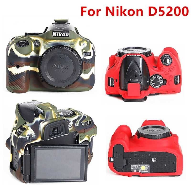 ➧ ’【‘【；=- Silicone Armor Skin Case Cover DSLR Camera Bag For Nikon Z50 D850 D780 D750 D600 D