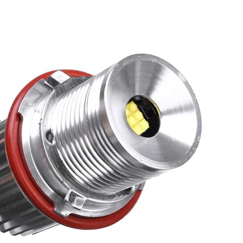 ❤ 2Pcs 45W White Led Car Angel Eyes LED Marker HALO Ring Light Headlight Bulb For - E39 E53 E60 E