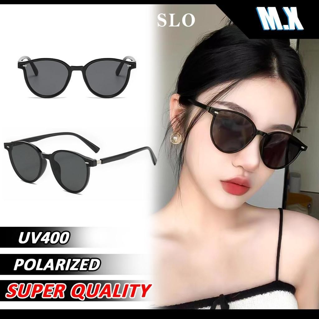 Mx studio sunglasses ว่นตาแฟชั่นแว่นตากันแดดเลนส์สีสไตล์เกาหลียอดฮิตUV400กรอบเหลี่ยมผู้ชายและผู้หญิ