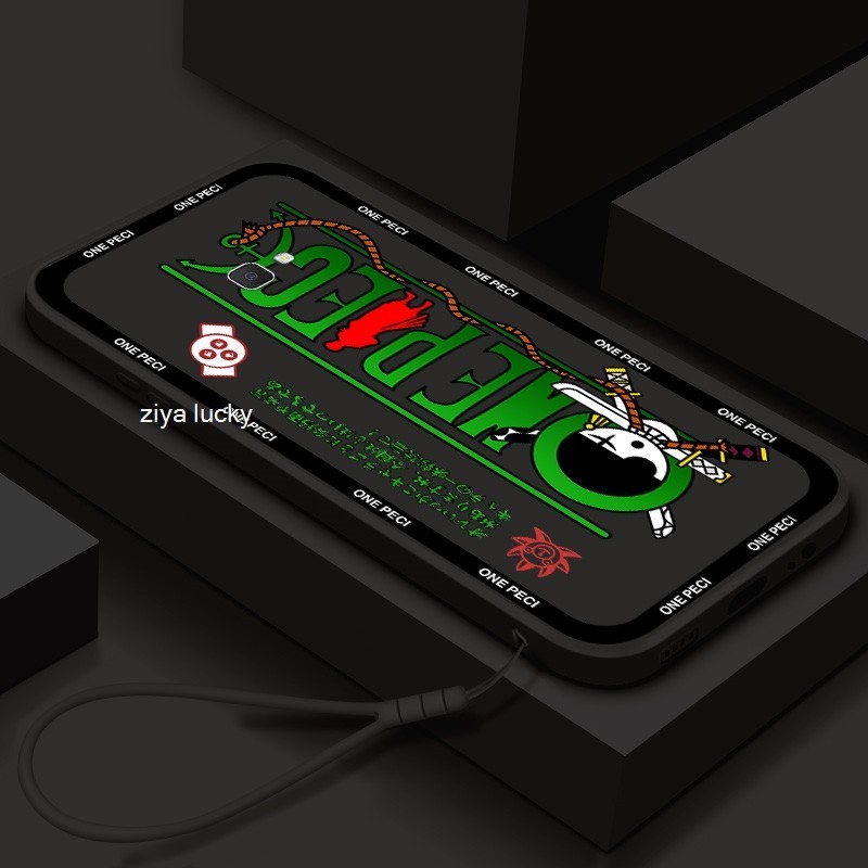 Casing Samsung J7 Prime ON7 2016 Anime One Piece LOGO Phone Case: กันกระแทกตรงขอบ Soft Tpu Cover