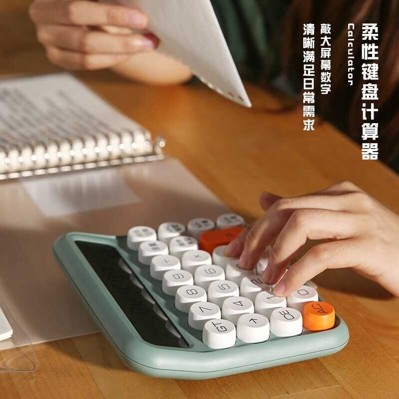 Three-Year Class Two Flexible Keyboard Calculator Office With 12 Ins Goddess Model Mechanical Calc