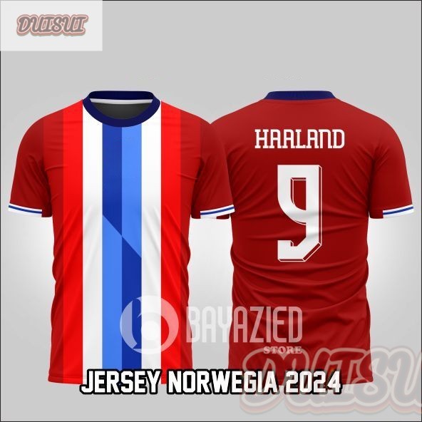 Free Custom Name & Number ใหม่นอร์เวย์ JERSEY HAALAND 2024 FULL PRINTING