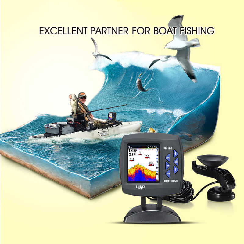 ❤ Wired Transducer Sensor 45 Degrees Fishing Camera Portable Finder Waterproof Underwater Monitor