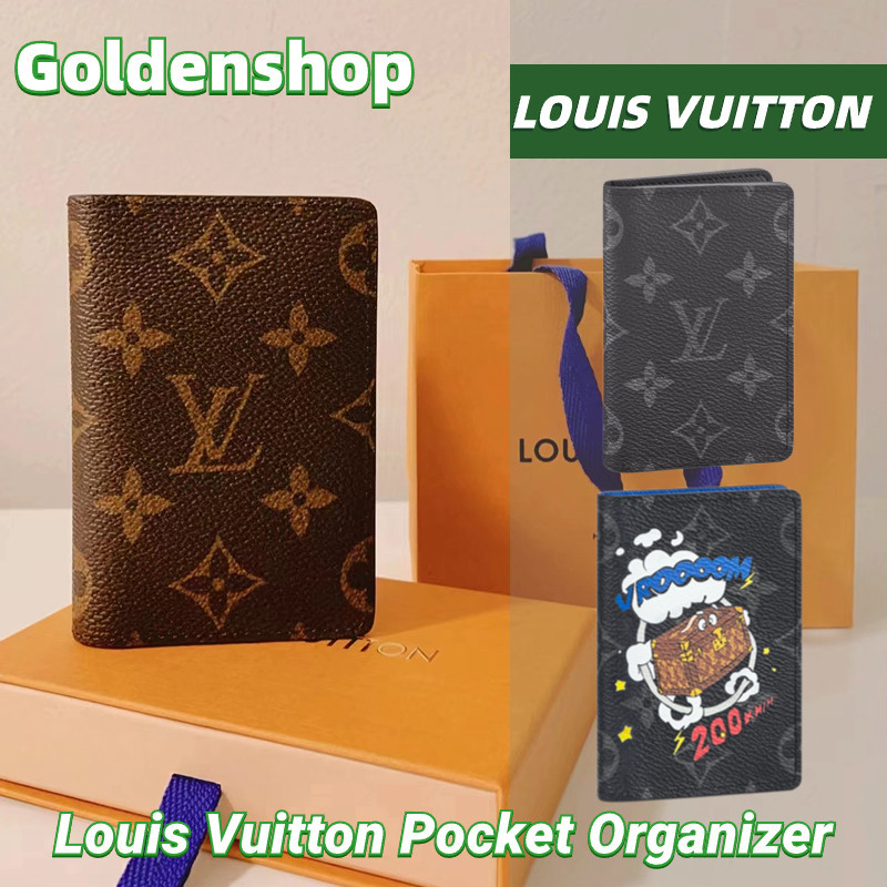 หลุยส์วิตตอง Louis Vuitton Pocket Organizer Wallet กระเป๋าสตางค์