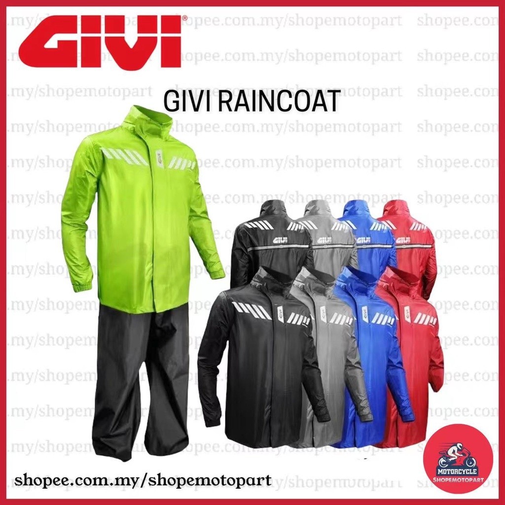 Givi RAINCOAT RAIN COAT RRS04 RRS 04 07 RRS07 ชุดฝนฝน BAJU HUJAN MOTORSIKAL มอเตอร์รถจักรยานยนต์