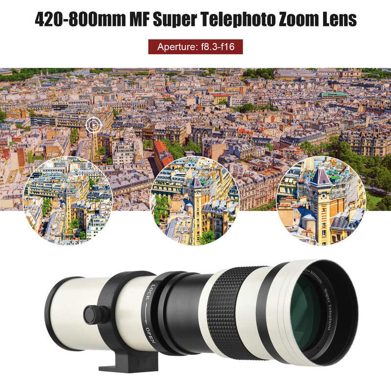 A900 ด้วย Af-ตัวแปลงเลนส์ A700 A300 T2เลนส์ A350 Dsfen F/8.3-16 420-800Mm A100