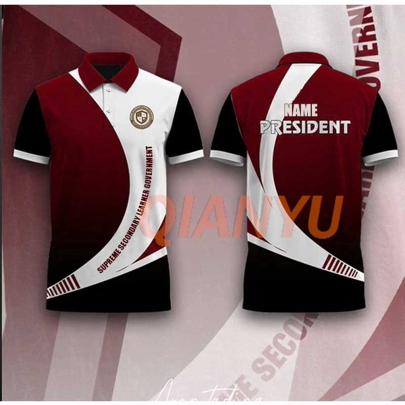 [ฟรี CUSTOME]2025 SSLG SUBLIMATION UNIFORM POLOshirt สําหรับผู้ชายผู้หญิงสวมเสื้อโปโลชายโลโก้ SUBLIM