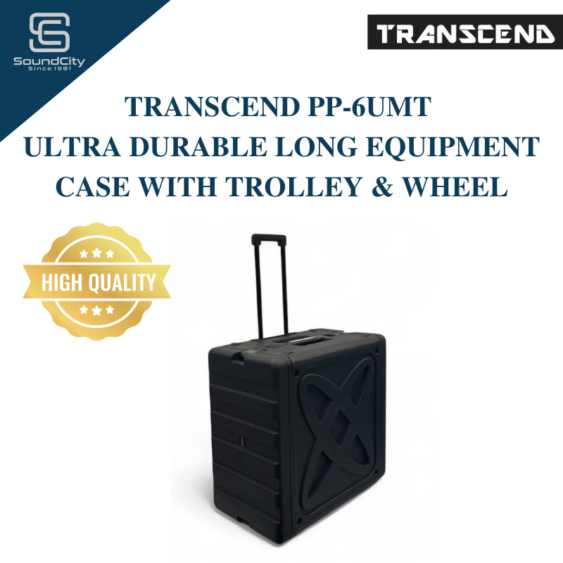 TRANSCEND PP6UMT Ultra Durable Long Equipment Case With Trolley & Wheel