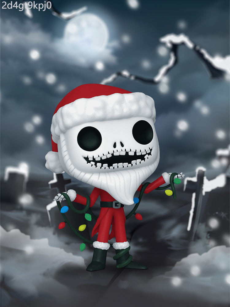 ♞Funko Pop Christmas Eve Horror Skeleton Jack Sally Disney Blind Box Doll 00 Halloween