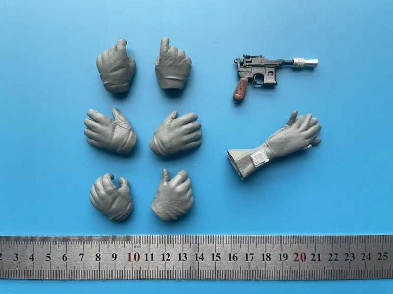 1/6 ทหารชาย sideshow Star Wars ถุงมือมือปืนรุ่นหลวม