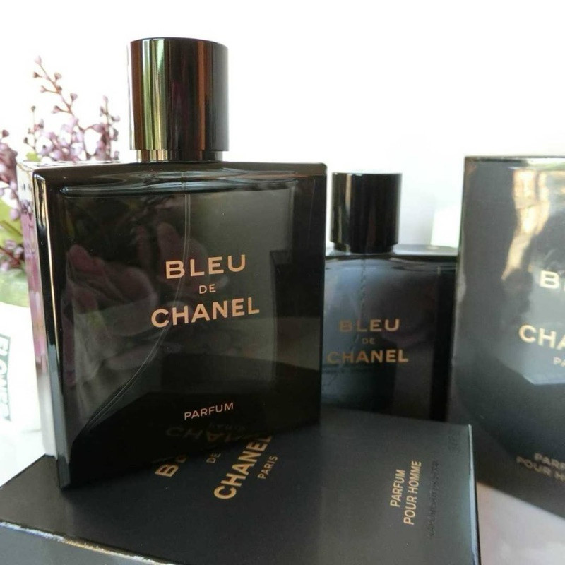 ♞,♘Chanel Bleu de Chanel Parfum 100ml (ตัวหนังสือสีทอง)กล่องซีล