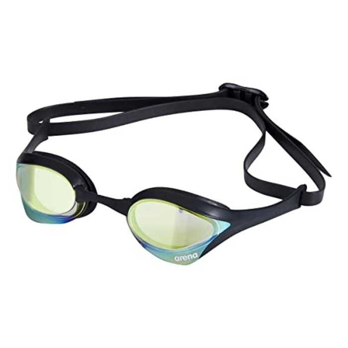 Approval] ♎ FINA Arena Swimming Goggles For Racing Unisex [Cobra Ultra] Yellow × Black Free Size M