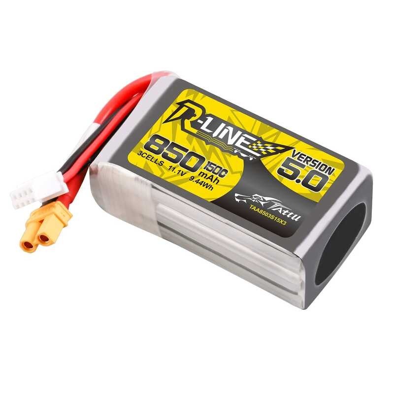 ♎ ACE Tattu R-Line เวอร์ชั่น 5.0 V5 850Mah 3S 4S 6S 150C แบตเตอรี่ลิเธีย