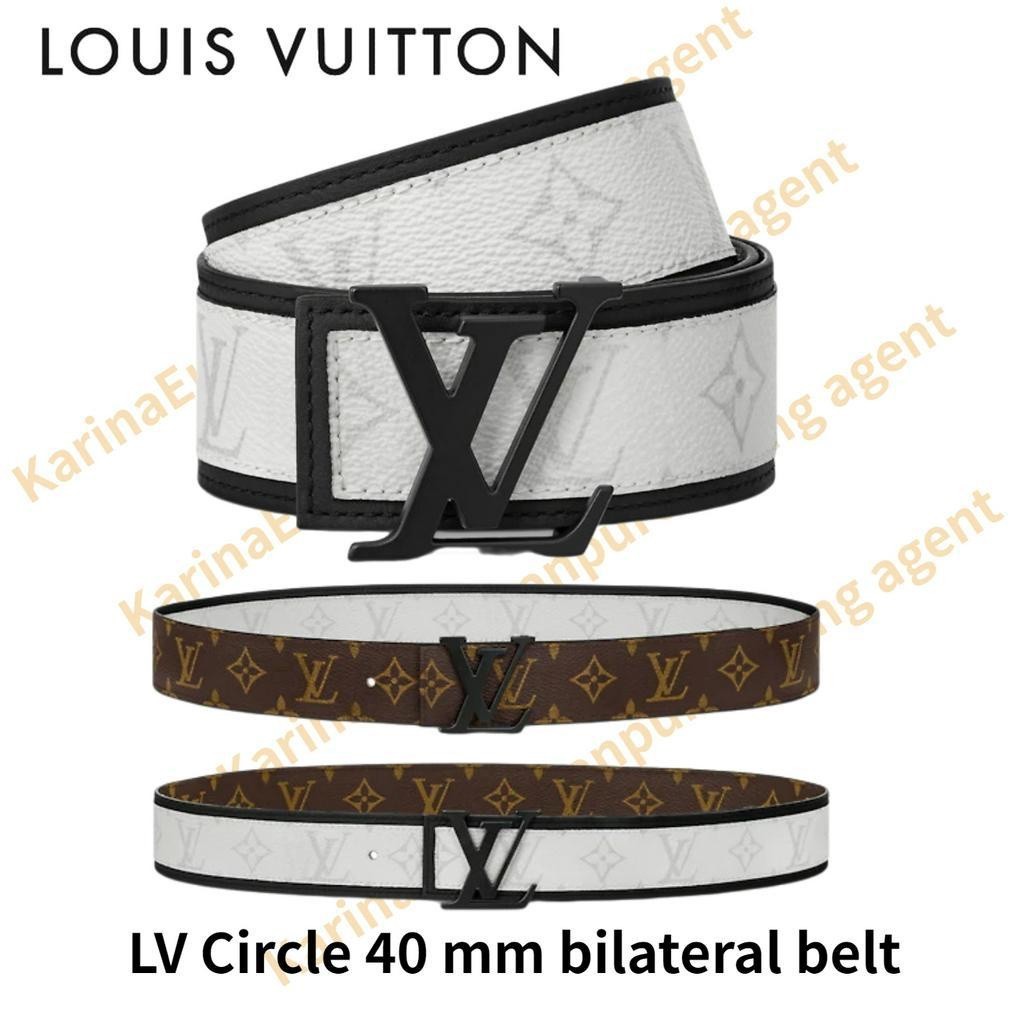 ♞LV Circle 40 mm bilateral belt Louis Vuitton Classic models