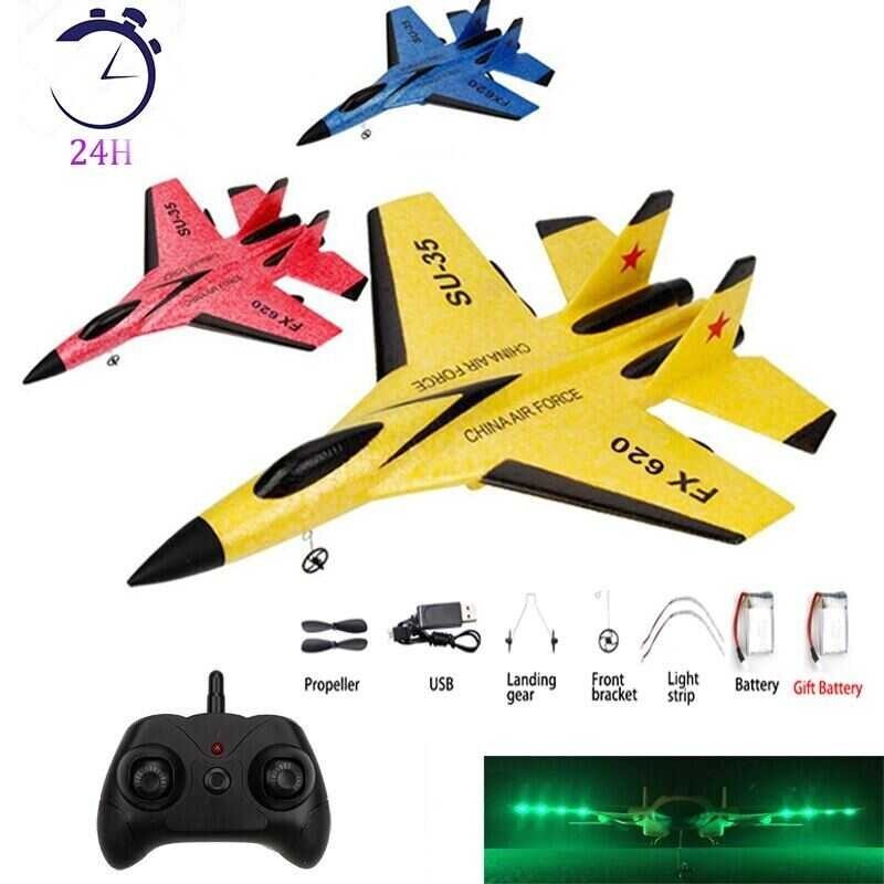 Su-35 Glider RC Plane Wingspan RC Remote Radio Control Drones Airplanes RTF UAV Xmas Children Gift