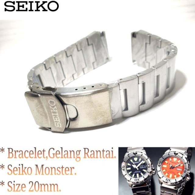 ใหม่ Seiko Monster สายนาฬิกาข้อมือสเตนเลส สําหรับ Tali Rantai Jam Bracelet SKX779 SKX781