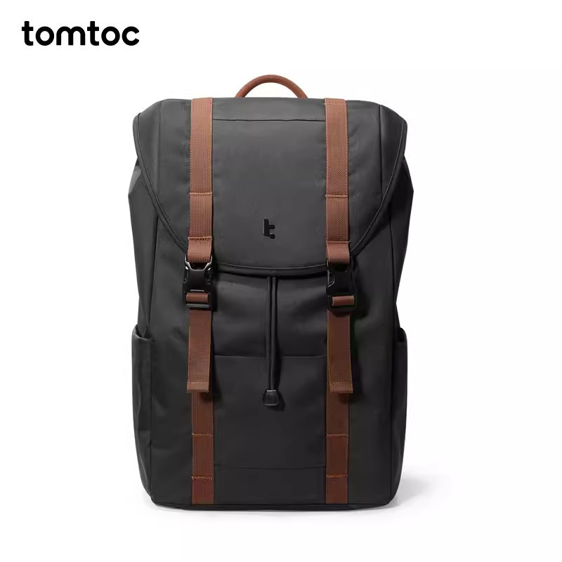 【genuine】Tomtoc 15.6 inch vintpack flap Laptop Backpack-surface/MateBook/hp/Asus/Acer