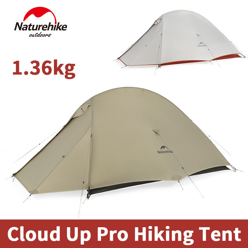 Naturehike Cloud Up Pro Tent Ultralight 1.36kg 1-2 Person 20D Waterproof Three Seasons for Camping O