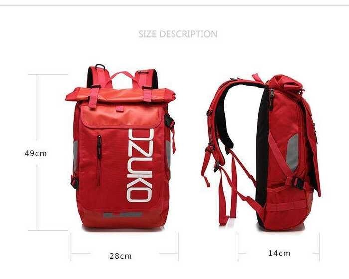 Men Fashion OZUKO Waterproof 15" Laptop Bag Casual Travel Backpack Women