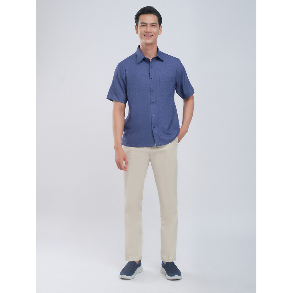 กางเกงขายาวสีกากี 0ly VIETTIEN SMART CASUAL ผ ้ าฝ ้ าย 100 % รูปแบบปกติ - 6S6103NR1K0L1