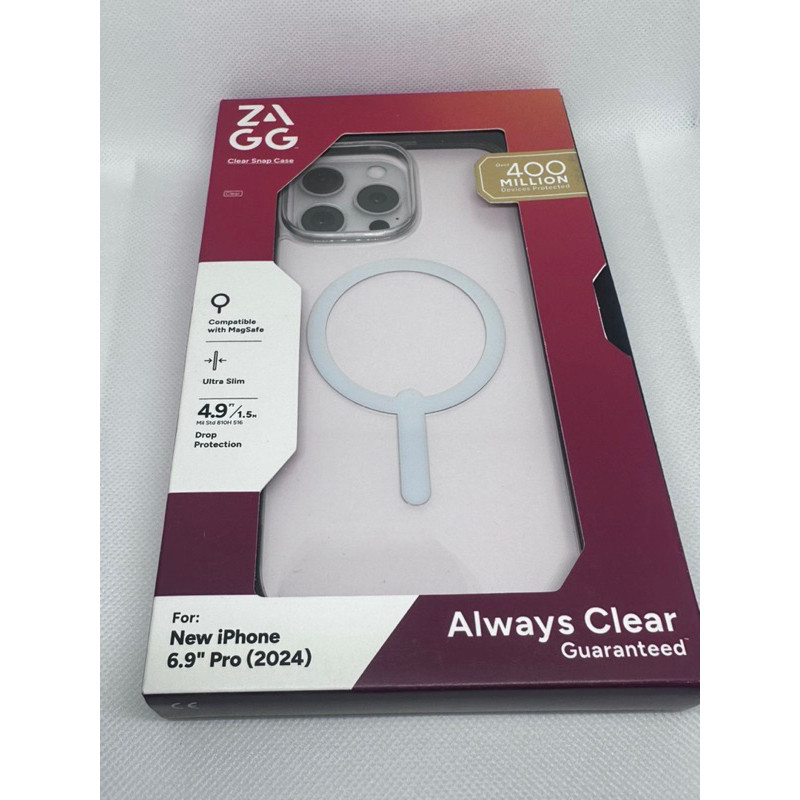 ในสต็อก เคส ZAGG ESNTL Snap Clear ของแท้สําหรับ iPhone 16 Series