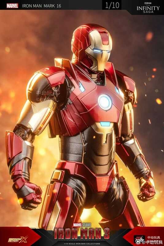 ❤️ ❤️ [Pre-Order]Zdtoys Iron Man 1/10 16 สงครามเครื่อง Action Figures ของเล่ ❤️ ❤️ [Pre-Order]Z